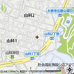 石川県金沢市山科1丁目25-36周辺の地図