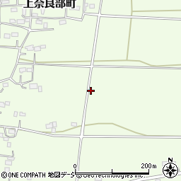 栃木県鹿沼市上奈良部町周辺の地図
