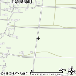 栃木県鹿沼市上奈良部町周辺の地図
