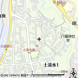 石川県金沢市土清水1丁目374周辺の地図