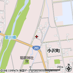茨城県常陸太田市小沢町1158周辺の地図