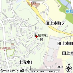 石川県金沢市土清水1丁目249周辺の地図