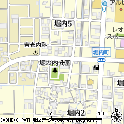 堀内町公民館周辺の地図