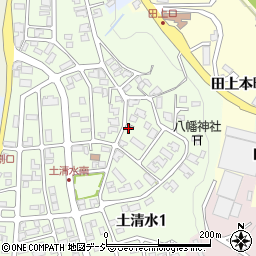 石川県金沢市土清水1丁目345周辺の地図