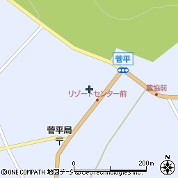 菅平高原プラザホテル周辺の地図