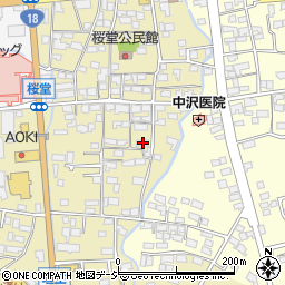 長野県千曲市桜堂391周辺の地図