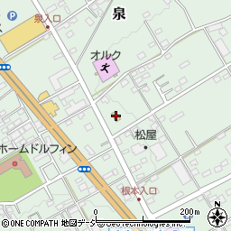 セブンイレブン常陸大宮泉店周辺の地図