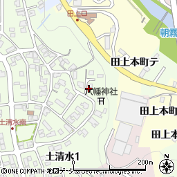 石川県金沢市土清水1丁目250周辺の地図