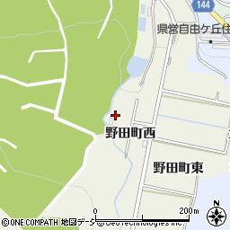 石川県金沢市野田町西18周辺の地図