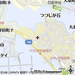 石川県金沢市つつじが丘373周辺の地図