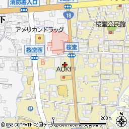 ローソン千曲桜堂店周辺の地図