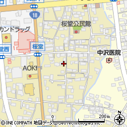 長野県千曲市桜堂434周辺の地図