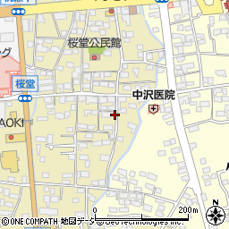 長野県千曲市桜堂393周辺の地図