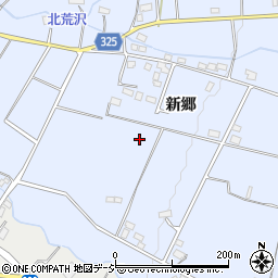 長野県大町市平（新郷）周辺の地図