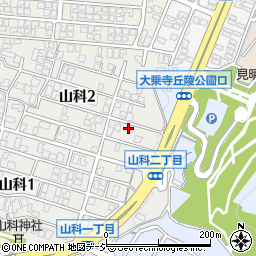 石川県金沢市山科2丁目14-5周辺の地図