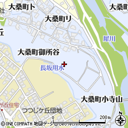 石川県金沢市大桑町御所谷周辺の地図