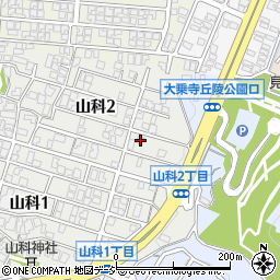 石川県金沢市山科2丁目14-2周辺の地図