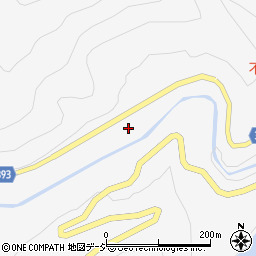 長野県長野市信州新町日原西150周辺の地図