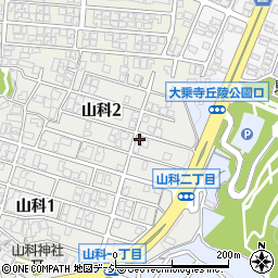 石川県金沢市山科2丁目14-30周辺の地図