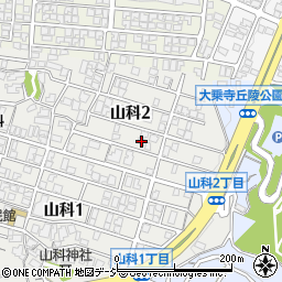 石川県金沢市山科2丁目11-21周辺の地図