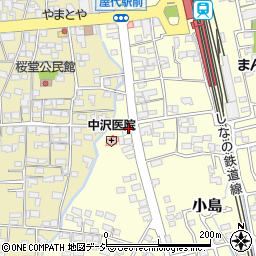 竹内毛糸店周辺の地図