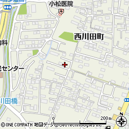 栃木県宇都宮市西川田町969周辺の地図