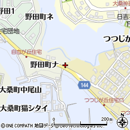 石川県金沢市つつじが丘389周辺の地図