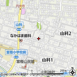 石川県金沢市山科2丁目4-18周辺の地図