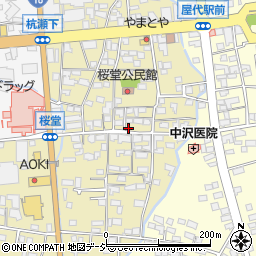 長野県千曲市桜堂398周辺の地図