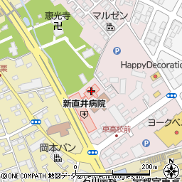 新直井病院周辺の地図