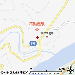 長野県長野市信州新町日原西340周辺の地図