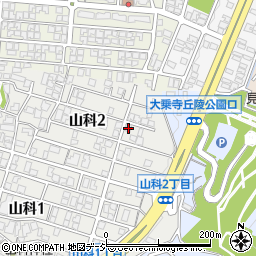 石川県金沢市山科2丁目15-20周辺の地図