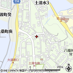 石川県金沢市土清水1丁目405周辺の地図