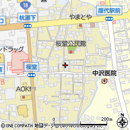 長野県千曲市桜堂418周辺の地図