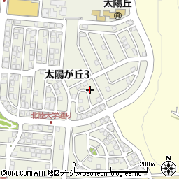 石川県金沢市太陽が丘3丁目366周辺の地図