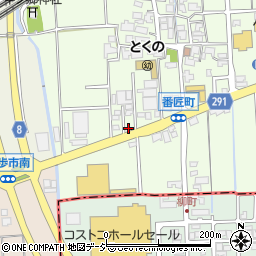 石川県白山市番匠町295-1周辺の地図