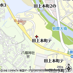 石川県金沢市田上本町テ周辺の地図