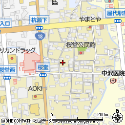 長野県千曲市桜堂415周辺の地図
