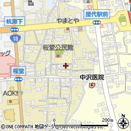 長野県千曲市桜堂402周辺の地図