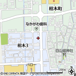 ル・シェーヌ松任店周辺の地図