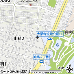 石川県金沢市山科2丁目16-4周辺の地図