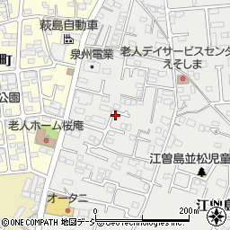 江曽島上原北公園周辺の地図