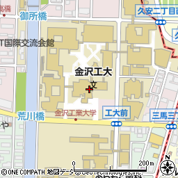 金沢工業大学周辺の地図