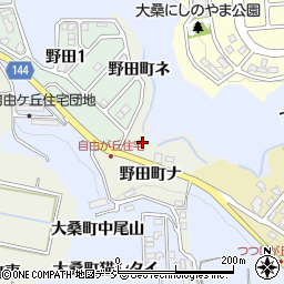 石川県金沢市野田町ラ周辺の地図