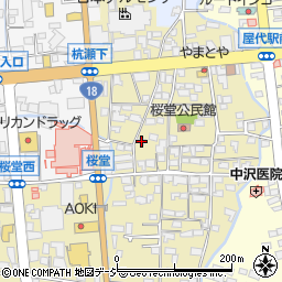 長野県千曲市桜堂414周辺の地図