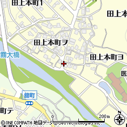 石川県金沢市田上本町ヲ17-6周辺の地図