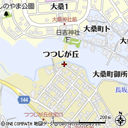 石川県金沢市つつじが丘51周辺の地図