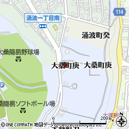 石川県金沢市大桑町庚周辺の地図
