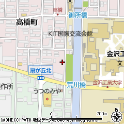金沢工大４２号館周辺の地図