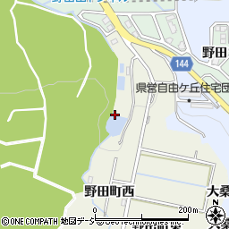 石川県金沢市野田町（西）周辺の地図